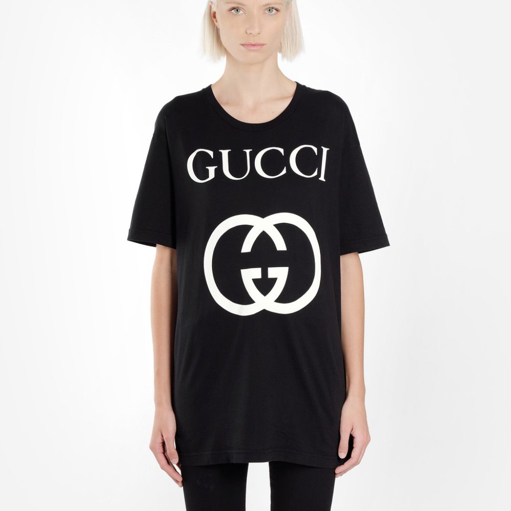 Gucci GG Logo T-Shirt - Size Medium